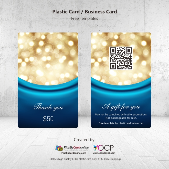 Free gift card template