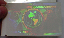 id card overlay