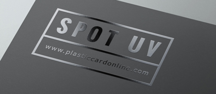 Spot UV card