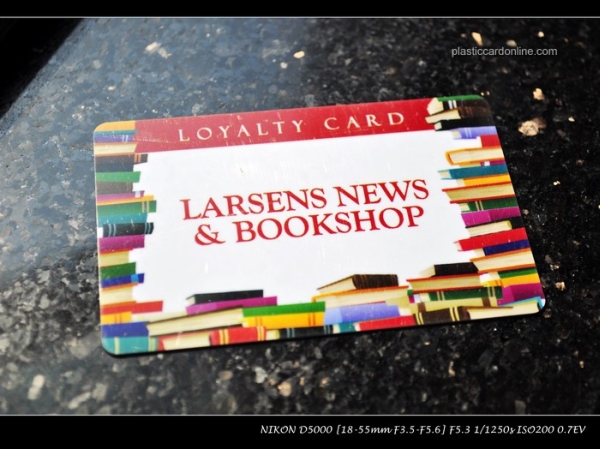 Plastic loyalty card 