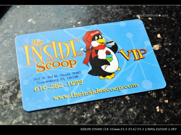 Plastic VIP card 