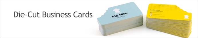 Custom shape business card