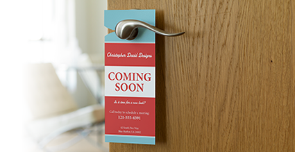 Print door hangers