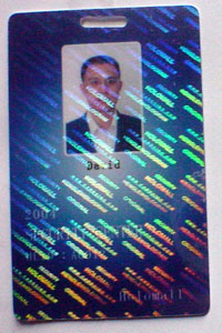 id card overlay