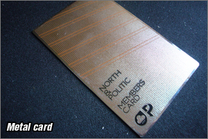 metal card