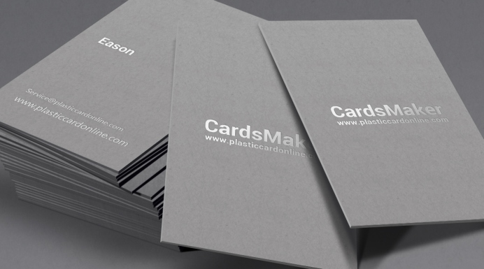 Foil stamped business cards