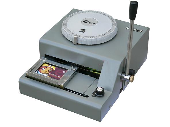 plastic card embosser