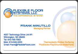 Plastic Business Card Sample