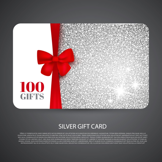 Free gift card design template