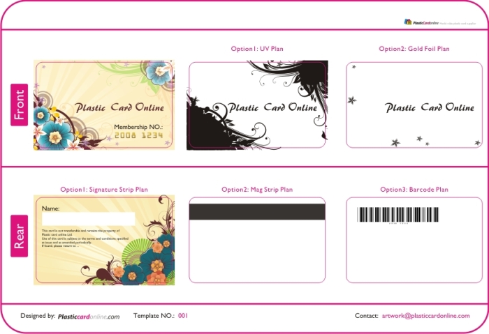 Flower background, Embossed membership card, Modern designed cards 