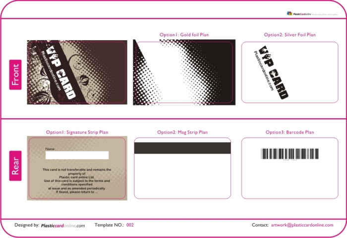 Free ready made plasFlower pattern, Gold foil membership card, Modern designed cards 