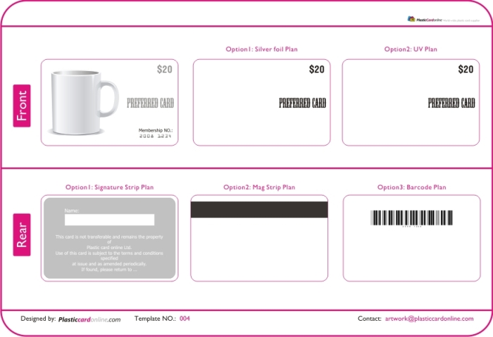coffe cup card , preferred card, $10