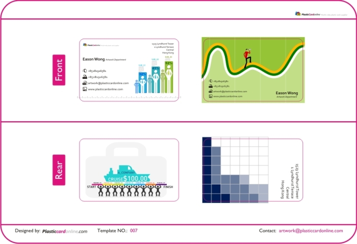 business cards templates. Free plastic card template