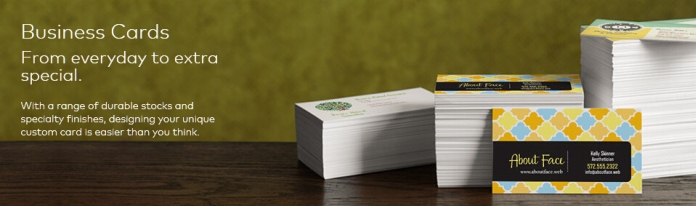 paper business card