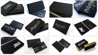 Black business cards