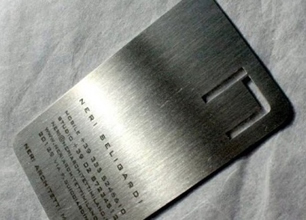 Steel vip card