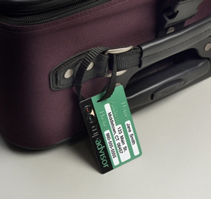 Luggage tag printing