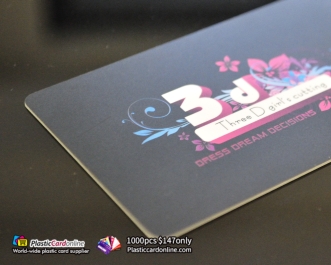 matte laminated card