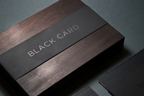 Black business cards