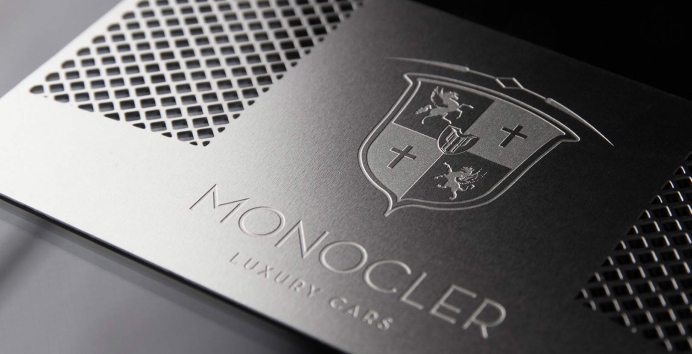 Stainless steel business cards