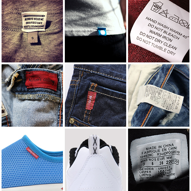 Woven labels